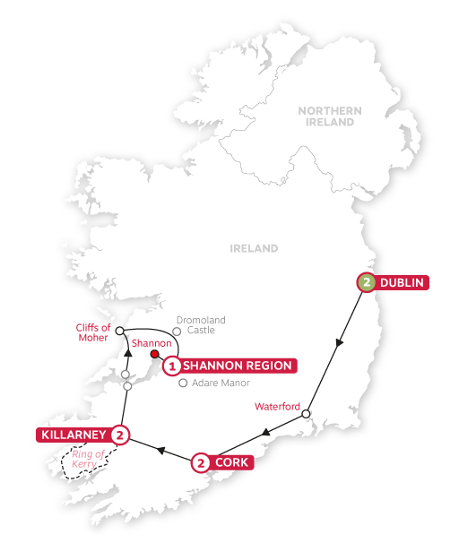 Irish Encounter Map