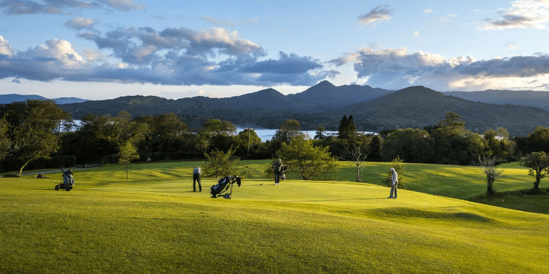 Golf field in Ireland
