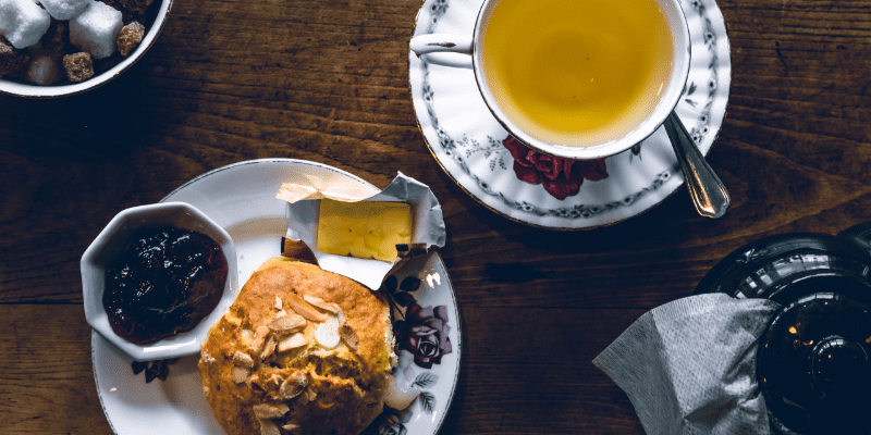 Tea and dessert in Ireland