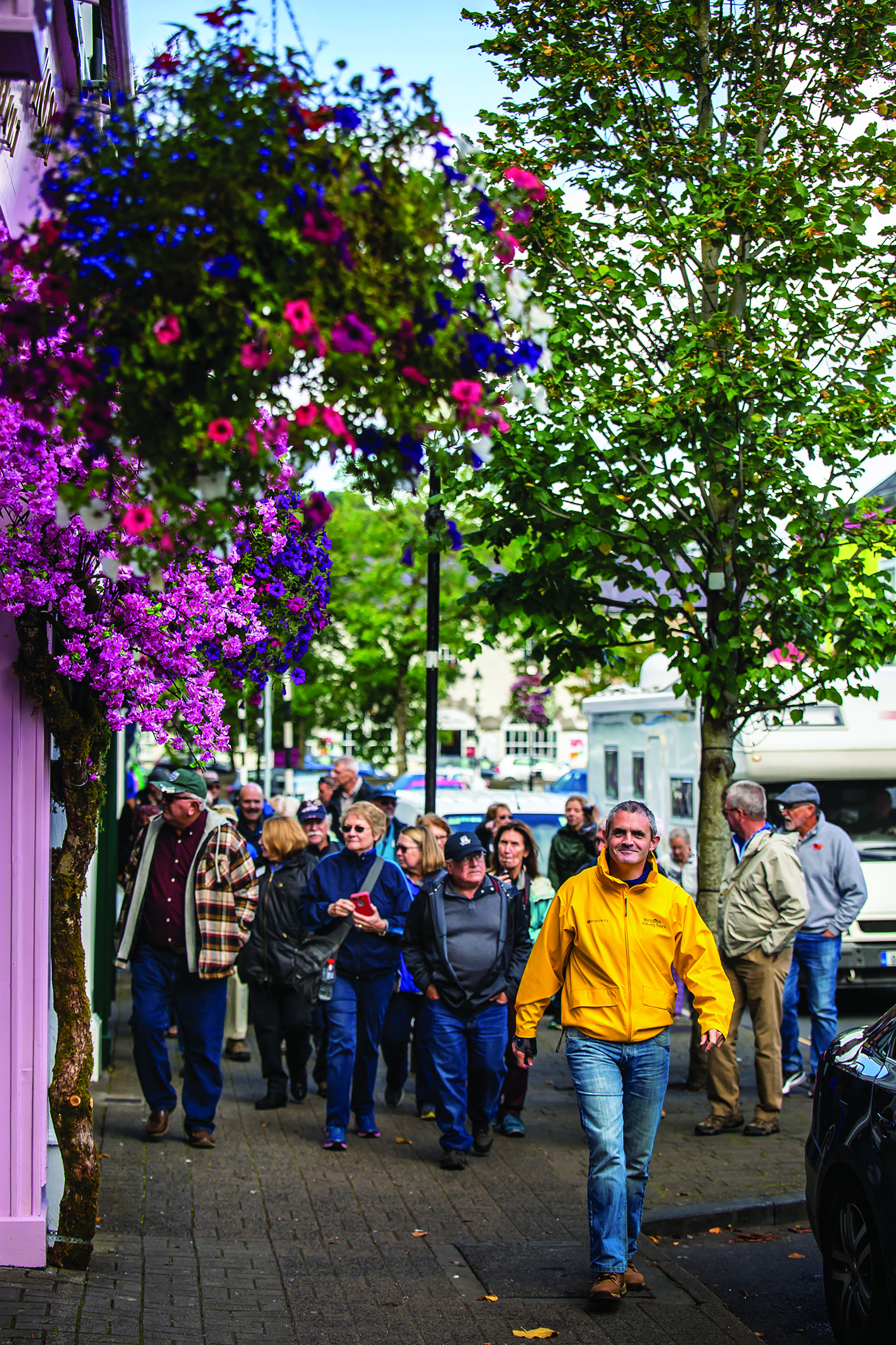 Guests meet Steven Clarke in Westport for a tour of Ireland's 'official' best town