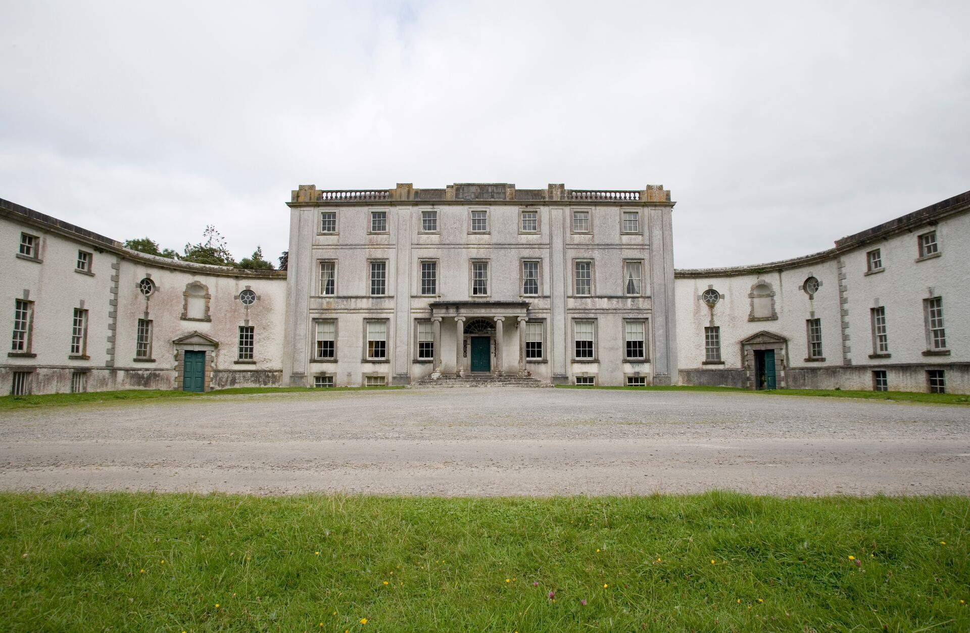 Old grey stately home of roscommon