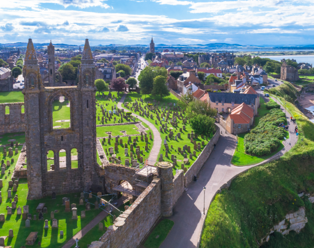 St Andrews Cathedral in the Scotland's Lowlands