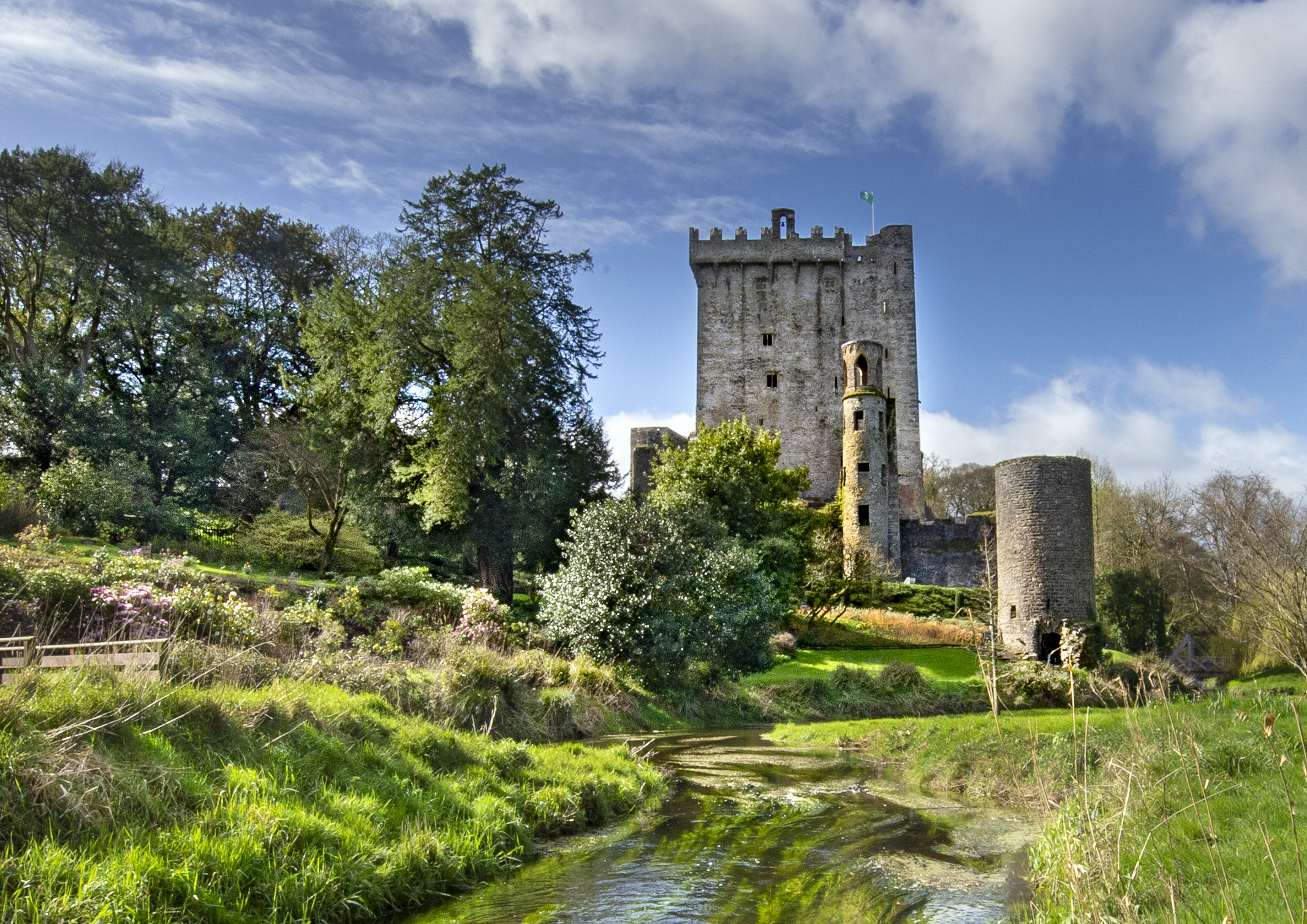 Blarney Castle in County Cork, Ireland 