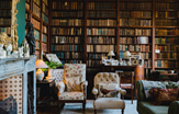Library at Clonalis House and Estate Roscommon Ireland