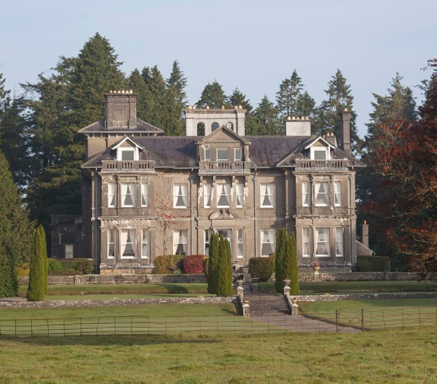 The Exterior of Clonalis House Roscommon Ireland