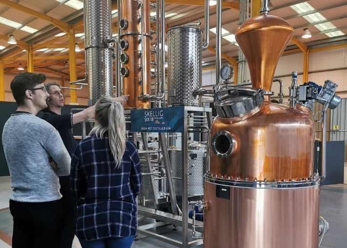 Skellig Six18 Distillery tour in Kerry, Ireland