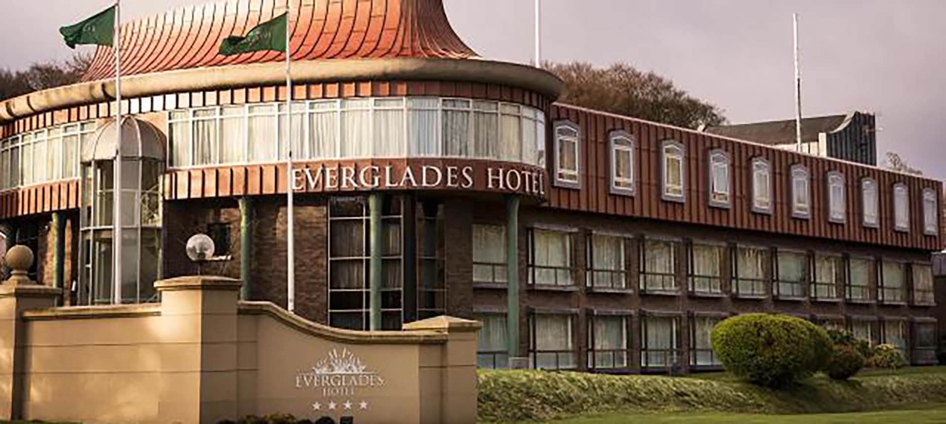 Exterior of the Everglades Hotel in Londonderry, Northern Ireland