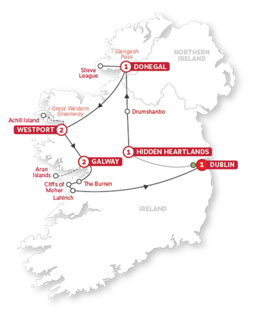 Ireland's Wild Atlantic Way Self-Drive Tour