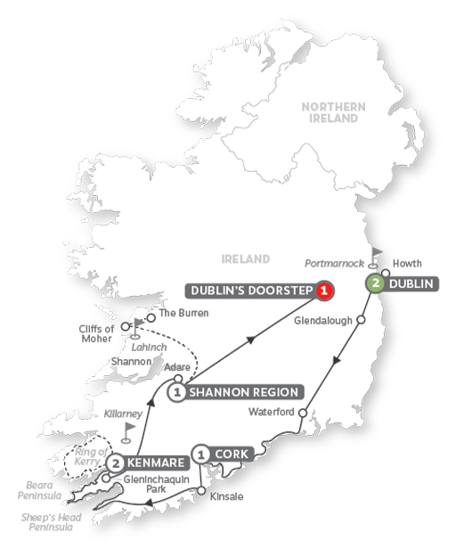 Ireland's Scenic Peninsula Lux Self-Drive Tour