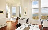Brendan Vacations - Greystones Oban - Guest dining room with view