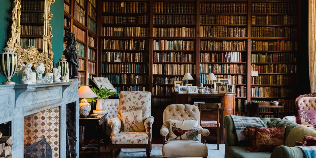 Library room at Clonalis House