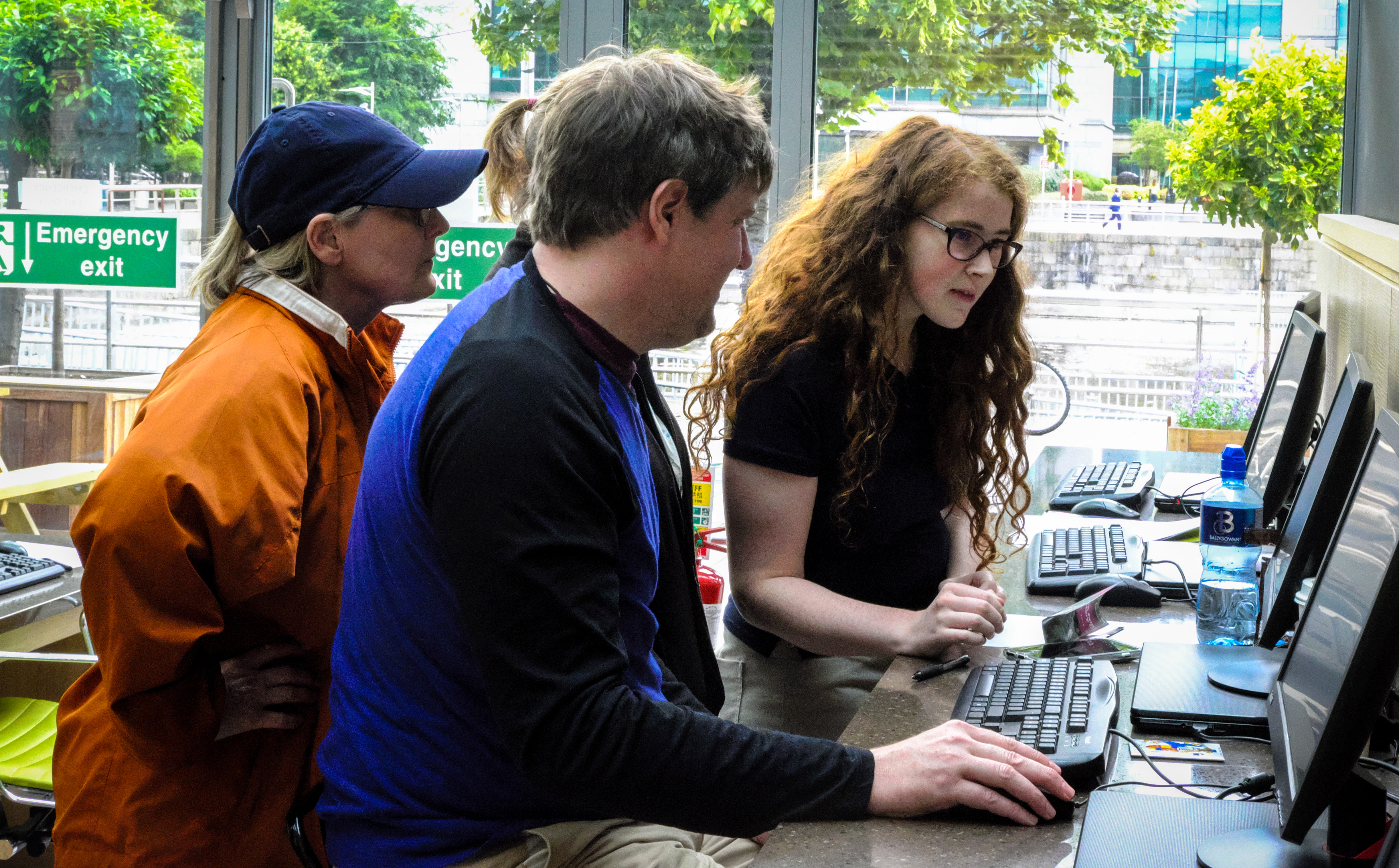 An expert genealogist at EPIC, The Irish Emigration Musuem in Dublin Ireland
