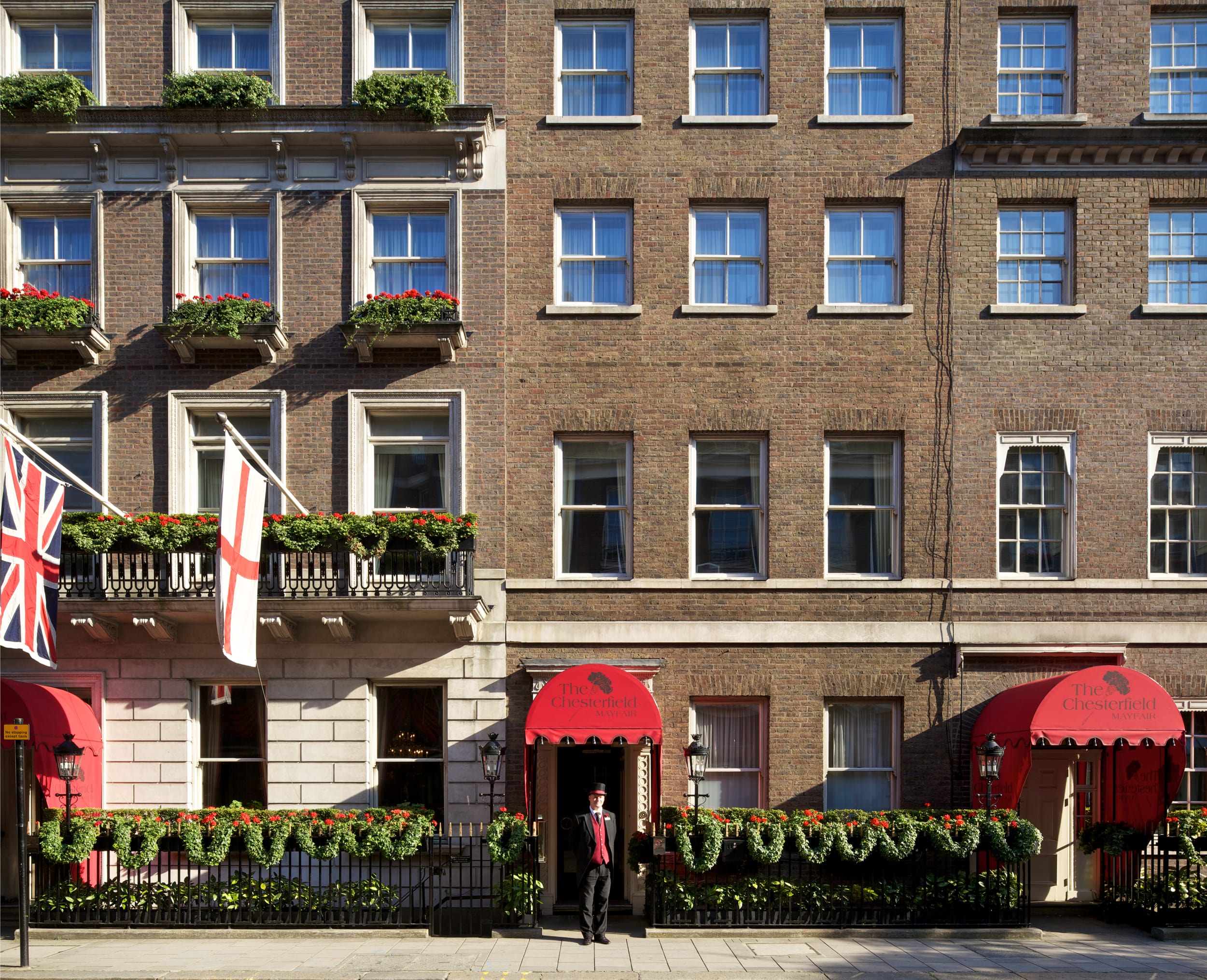 Exterior of the Chesterfield Mayfair Hotel in London