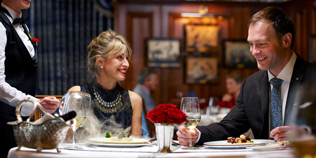 Exceptional dining is defined at Ireland's Ashford Castle in the George V. Dining Room