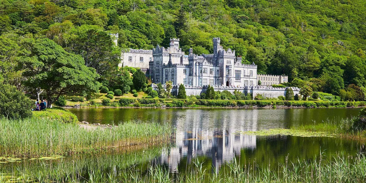 Kylemore Abbey in County Galway, Ireland