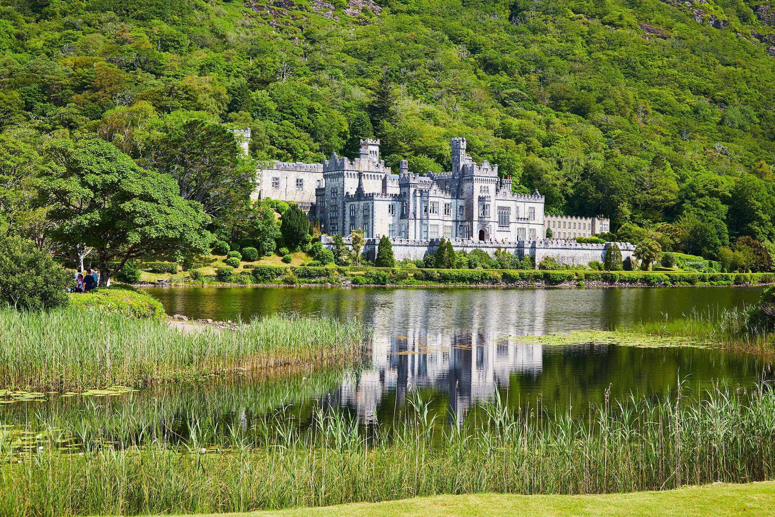 Kylemore Abbey in County Galway, Ireland