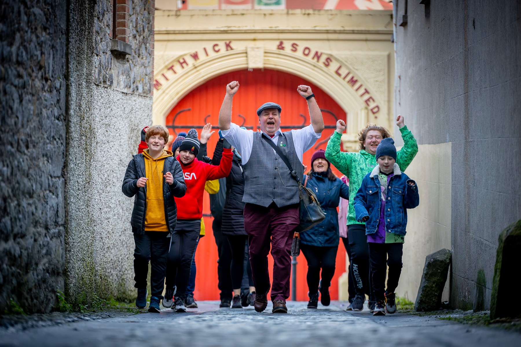 Group of people on Shenanigans guided tour in Kilkenny