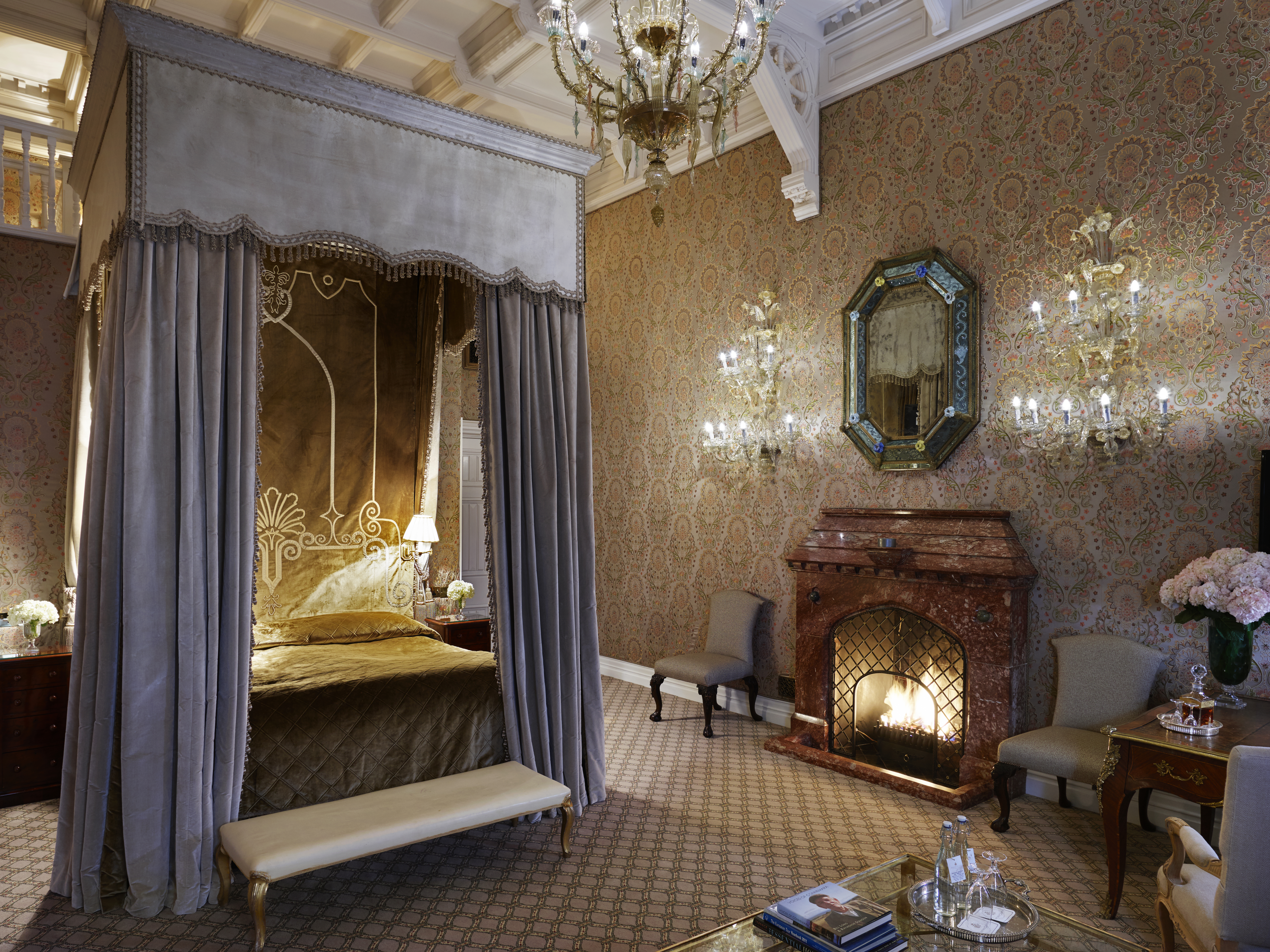 Ashford Castle's richly appointed staterooms are uniquely designed with individual character and style