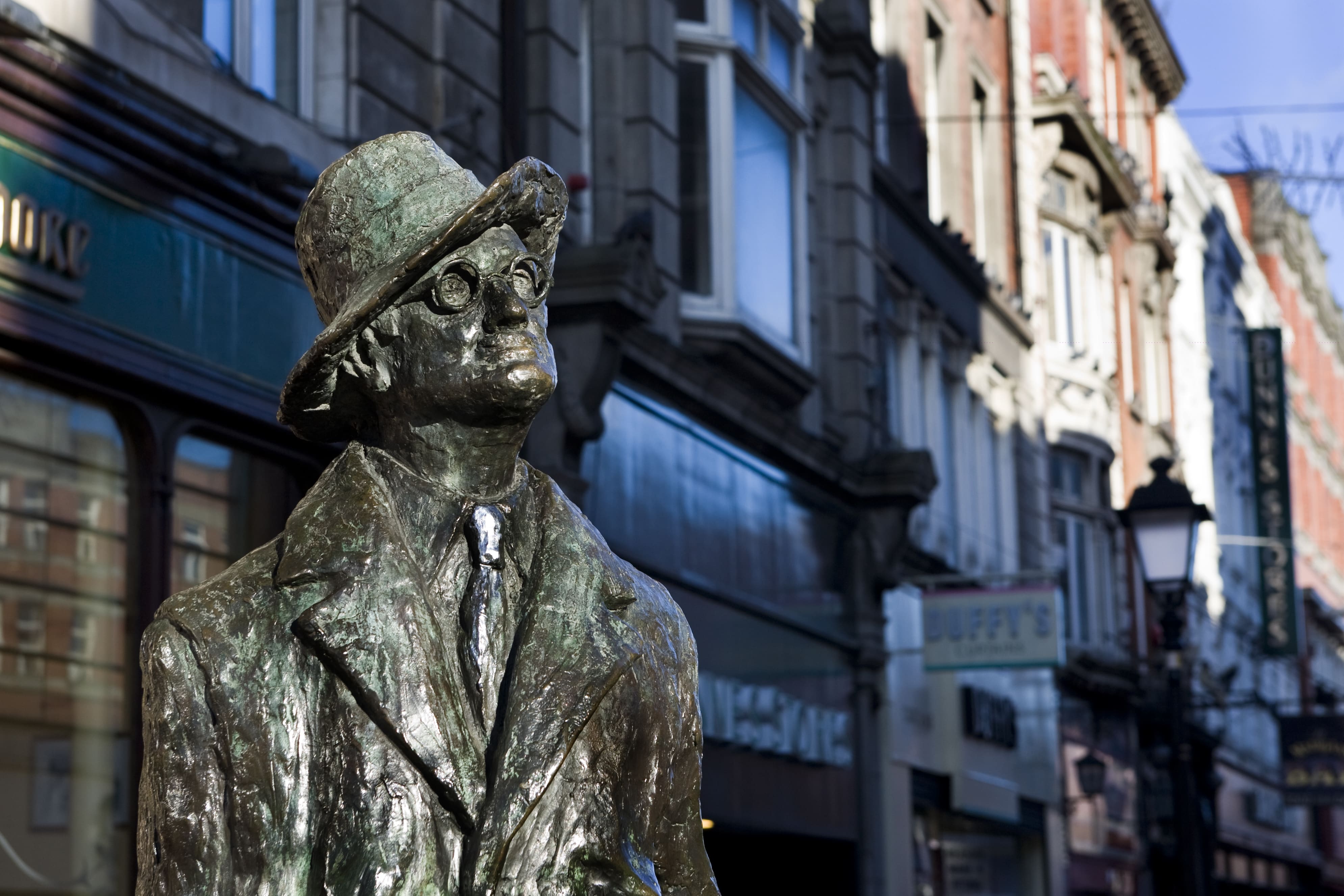 James Joyce statue, North Earl Street, Dublin 