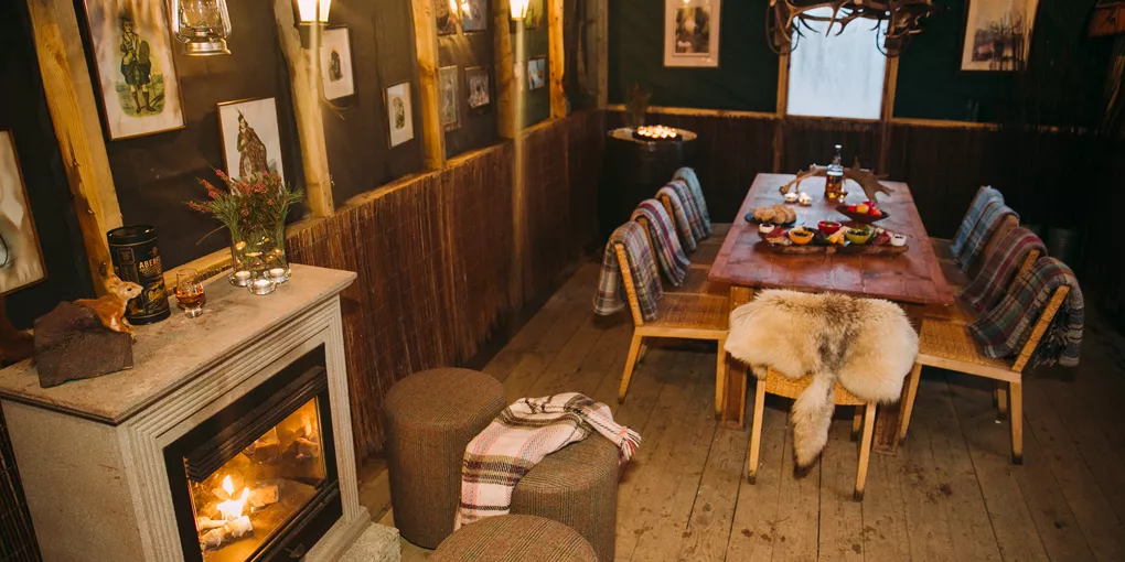 Relax in a Mountain Bothy as part of a Highland Safari in Scotland.