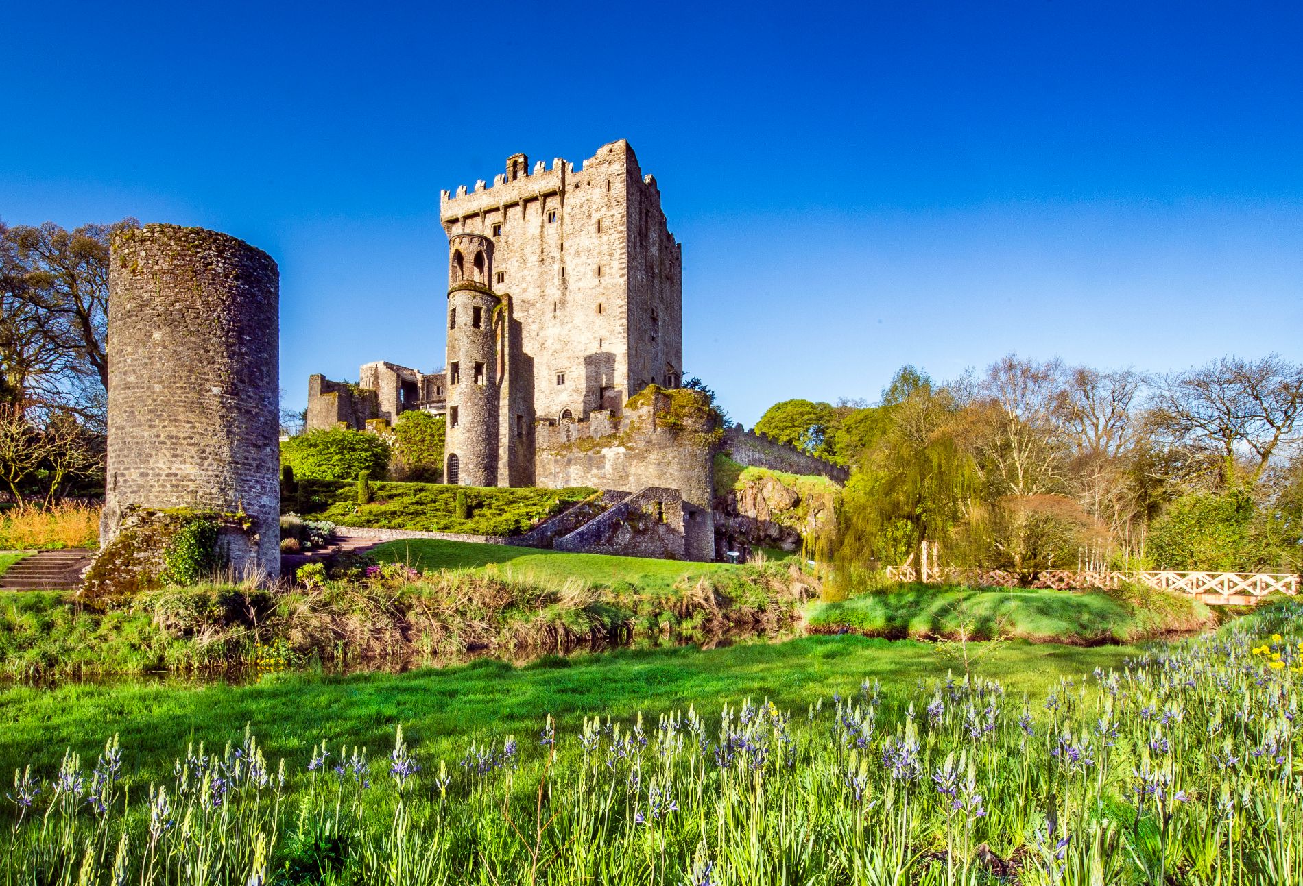 Blarney Castle at spring