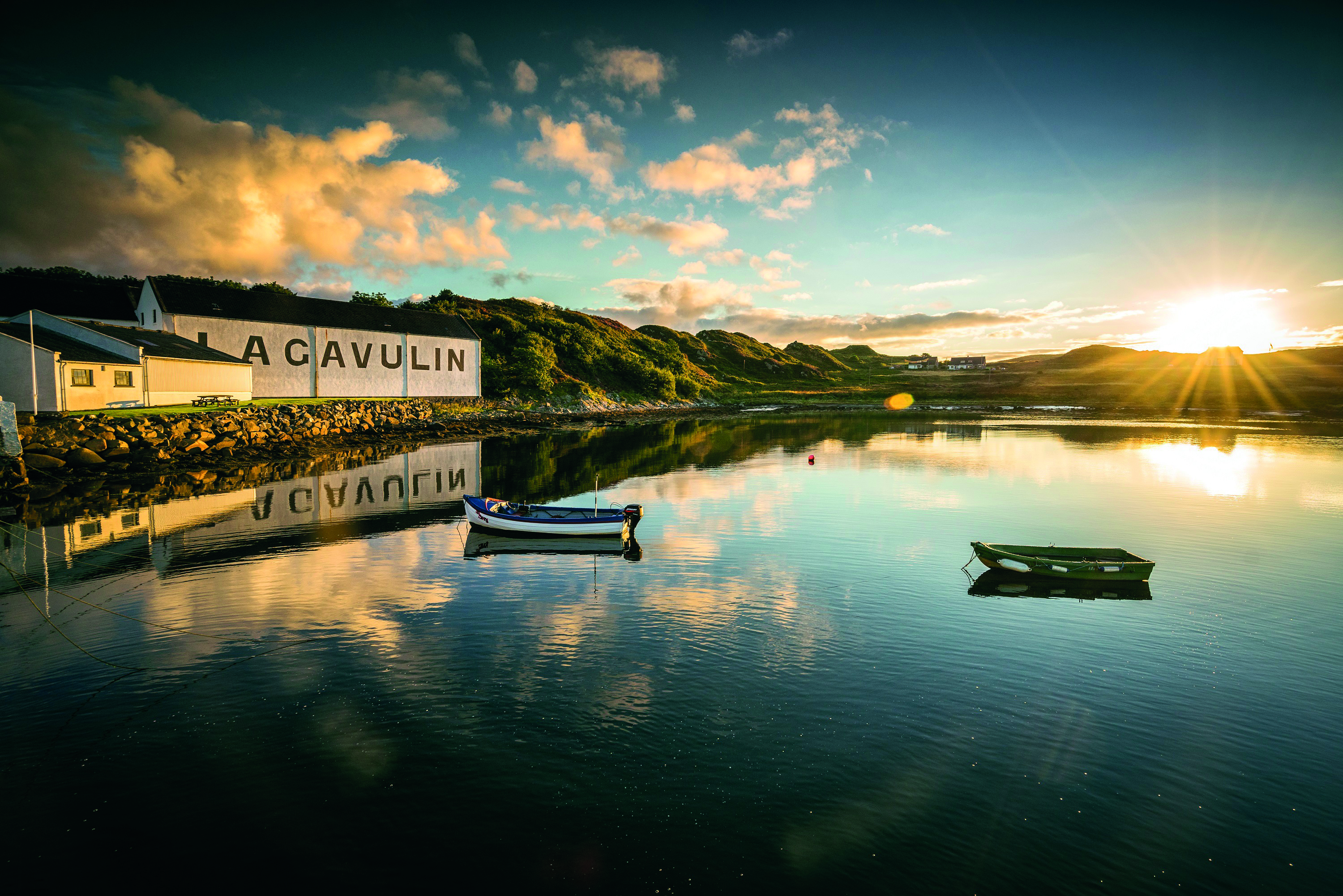 Whisky tasting at Lagavulin Distillery in the Isle of Islay in Scotland