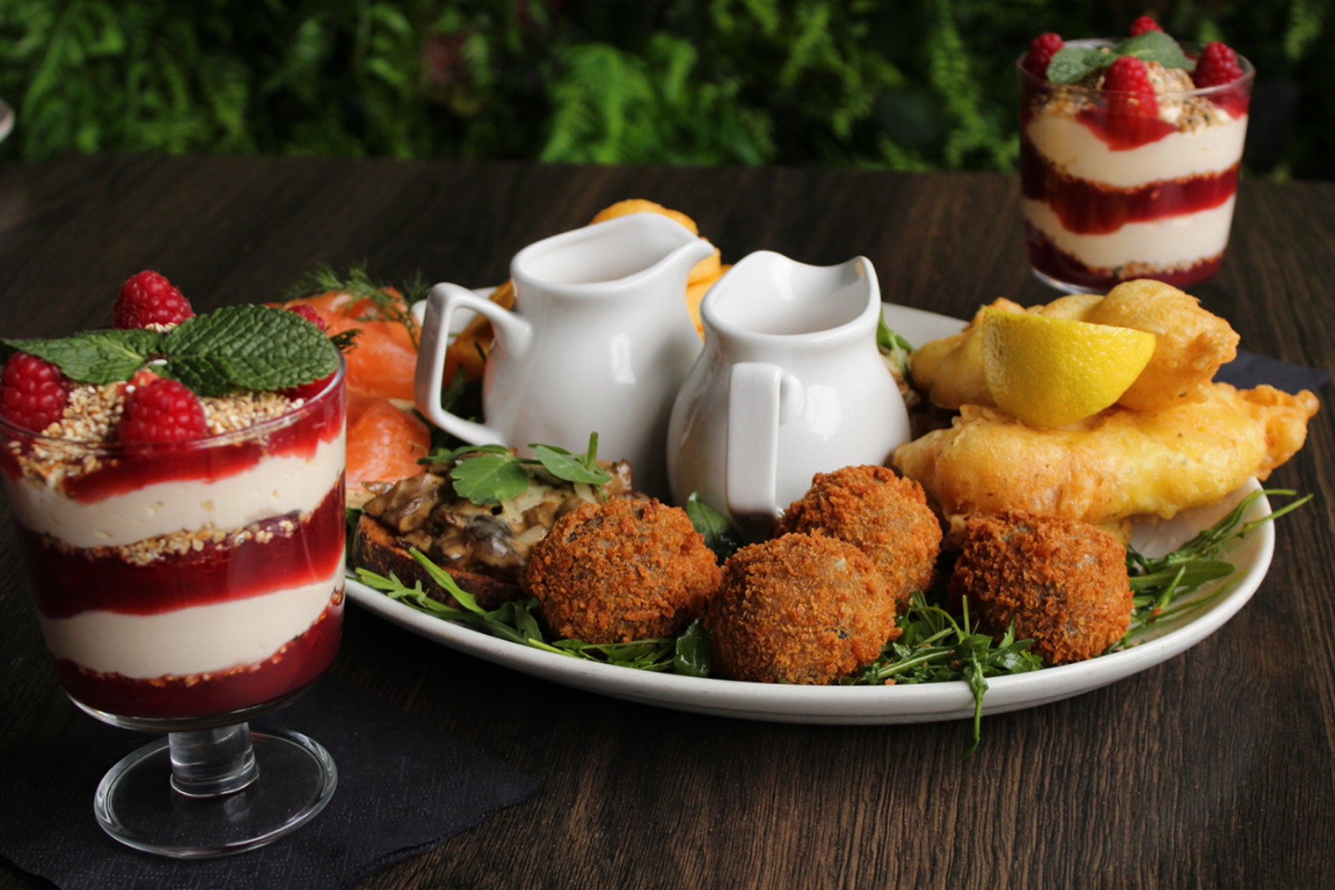 A traditional Scottish tasting platter