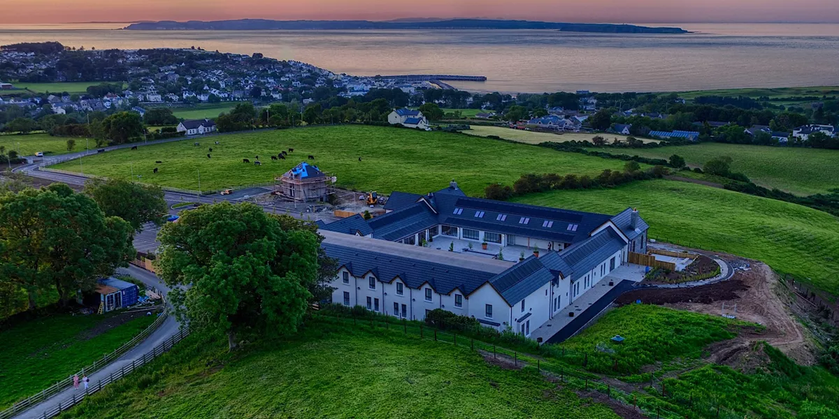The Salthouse Hotel Antrim Derry Londonderry Northern Ireland Aerial