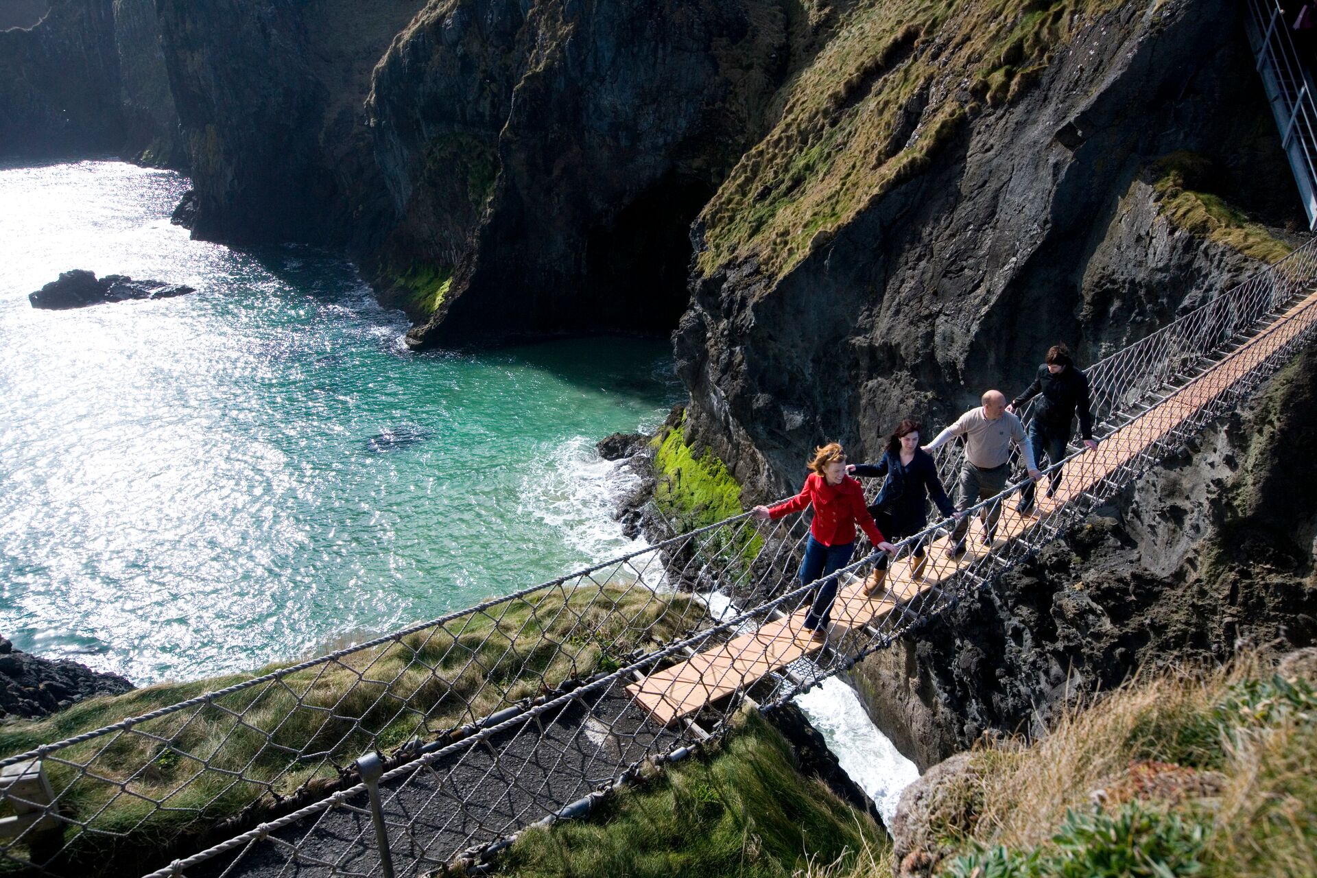Large Carrick A Rede Rope Bridge