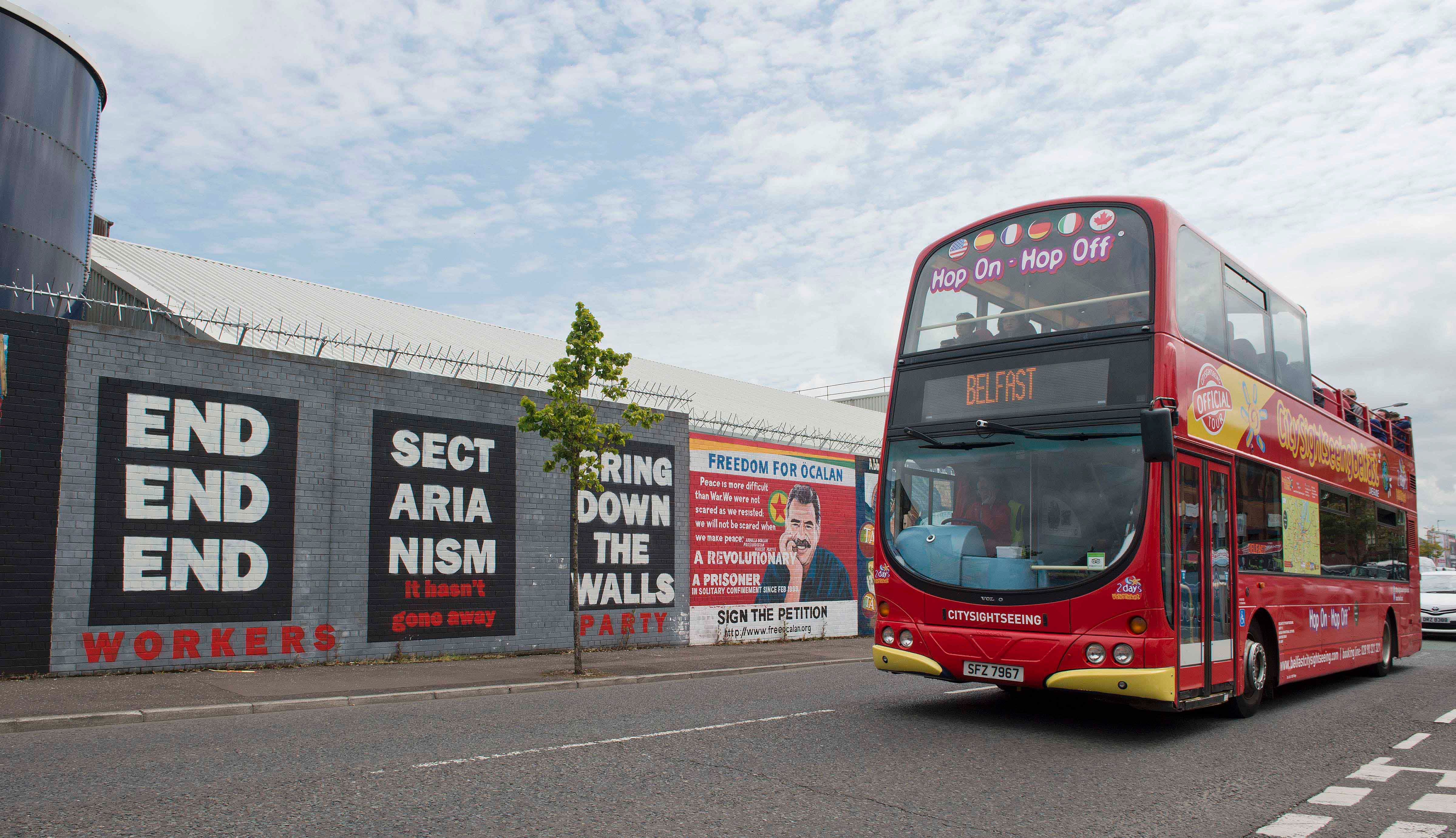 City bus in Belfast