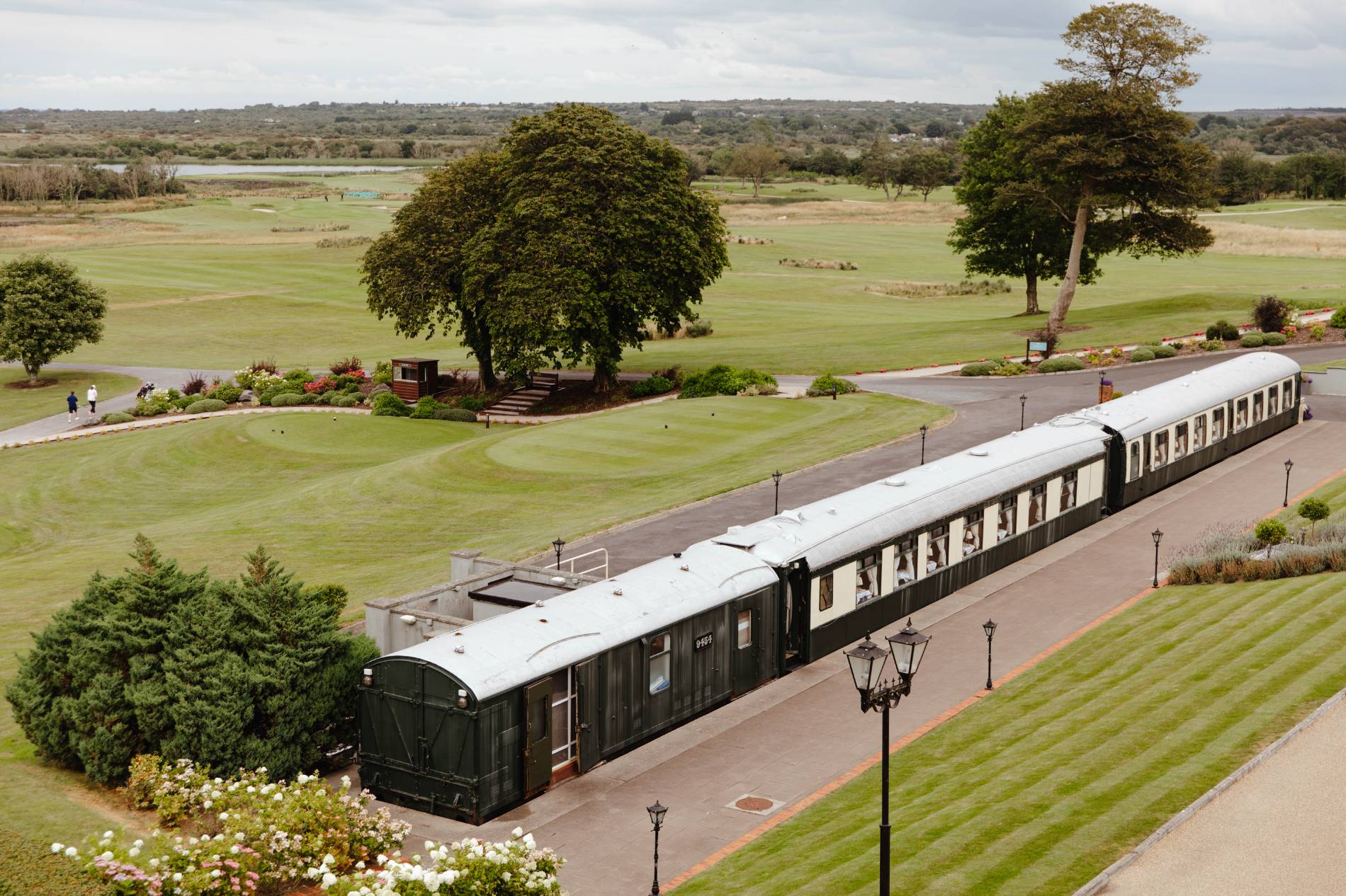 Exterior of the Pullman carriage restaurant