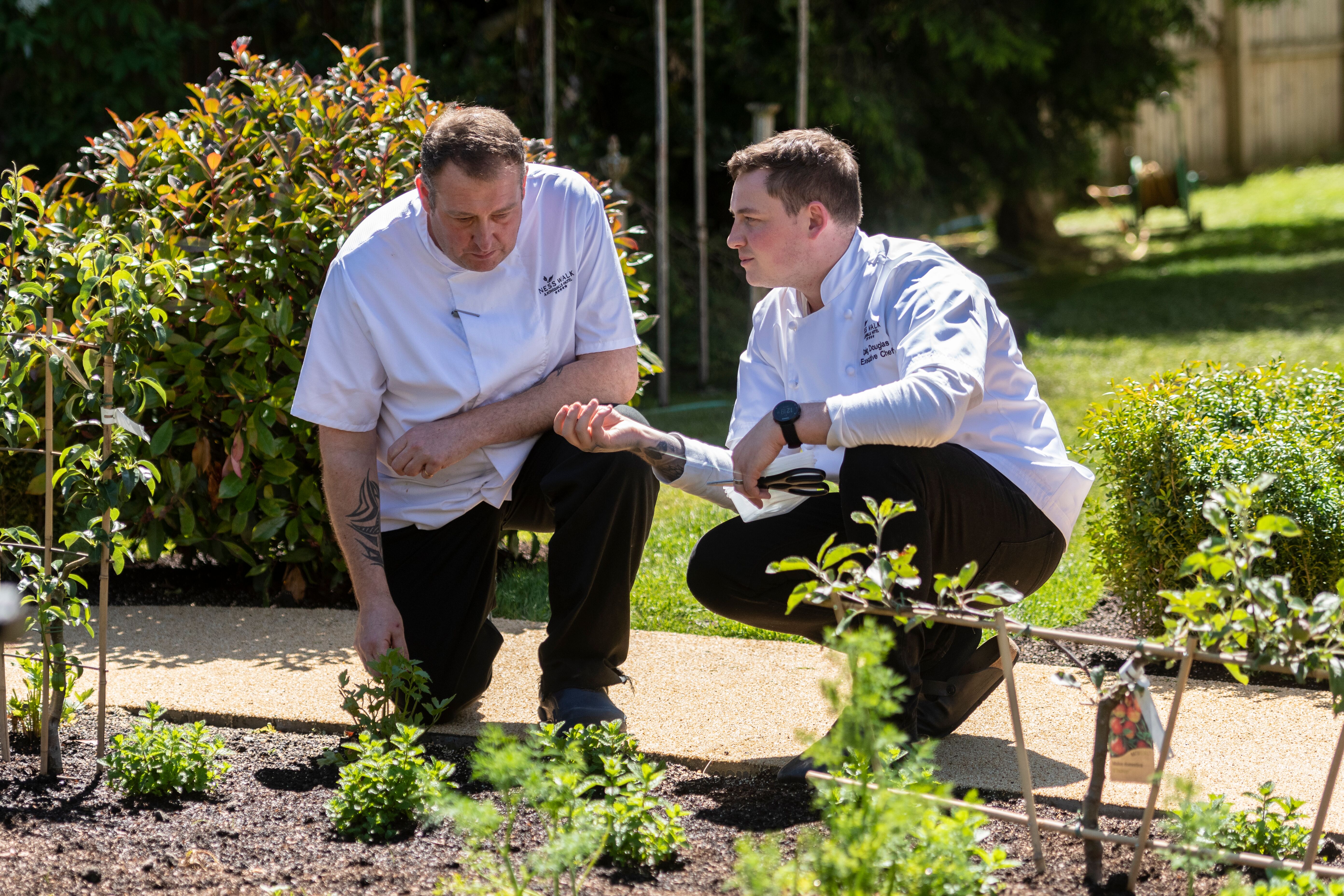 The chefs at Torrish Restaurant use locally sourced produce in their delicious dishes at the Ness Walk Hotel in Inverness Scotland.