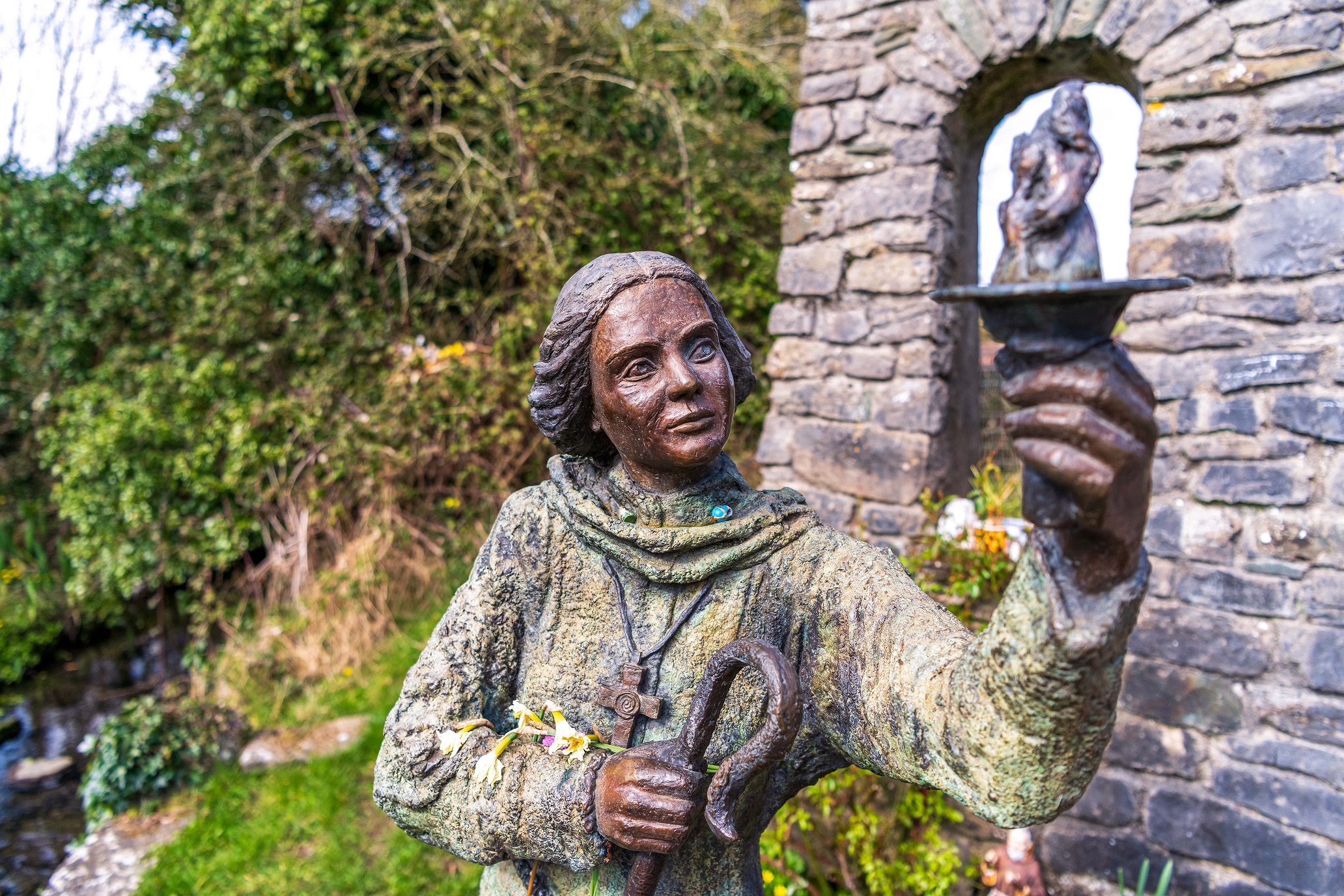 St. Brigid's statue in Kildare