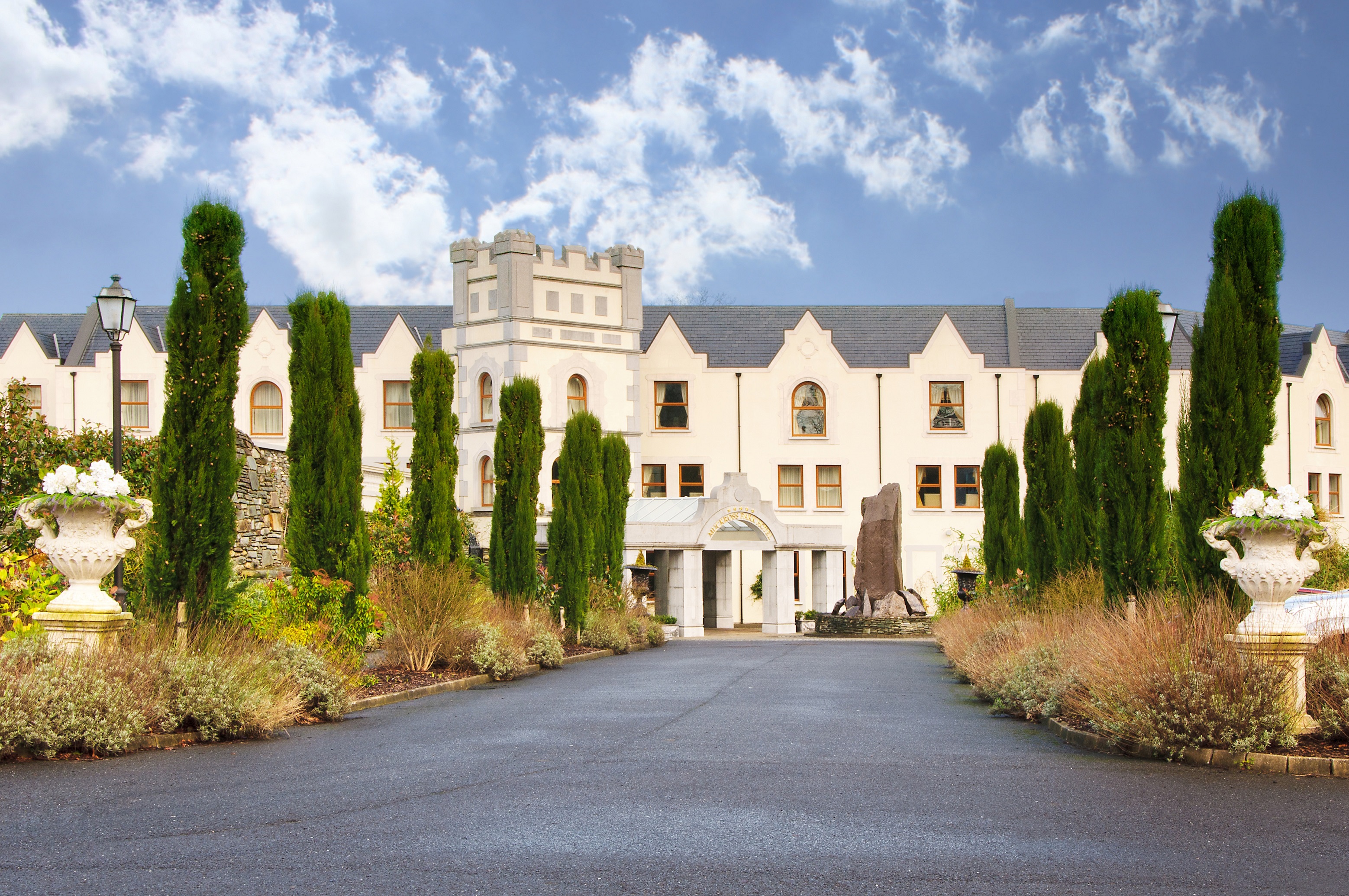 Exterior of Muckross Park Hotel in Killarney, Ireland