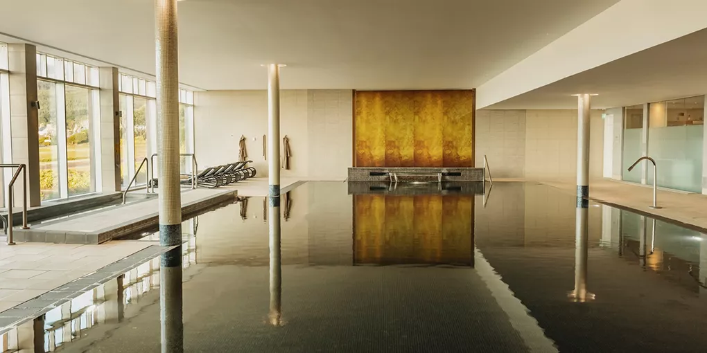 Interior swimming pool at Slieve Donard in Northern Ireland