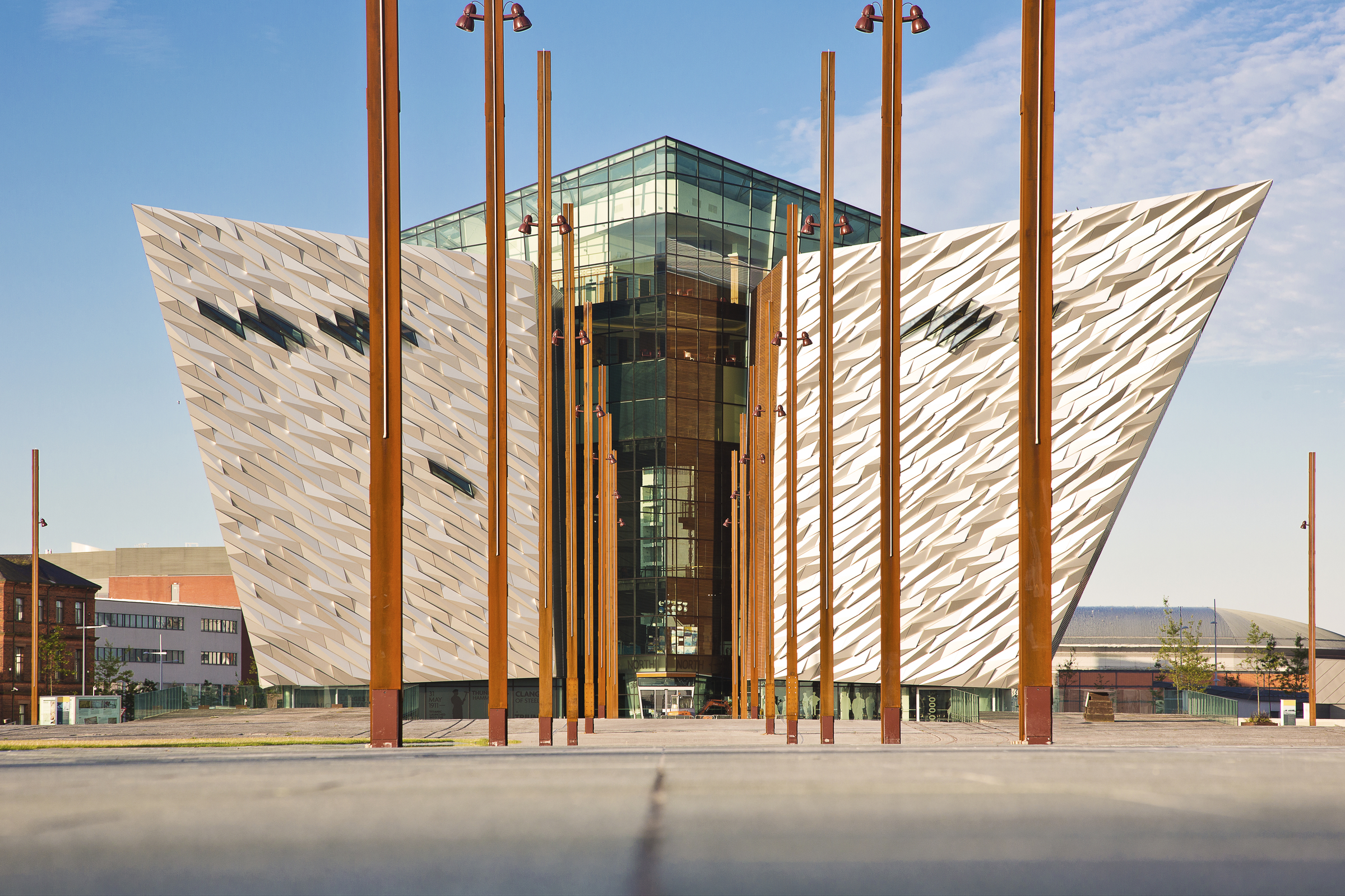 External view of the titanic museum