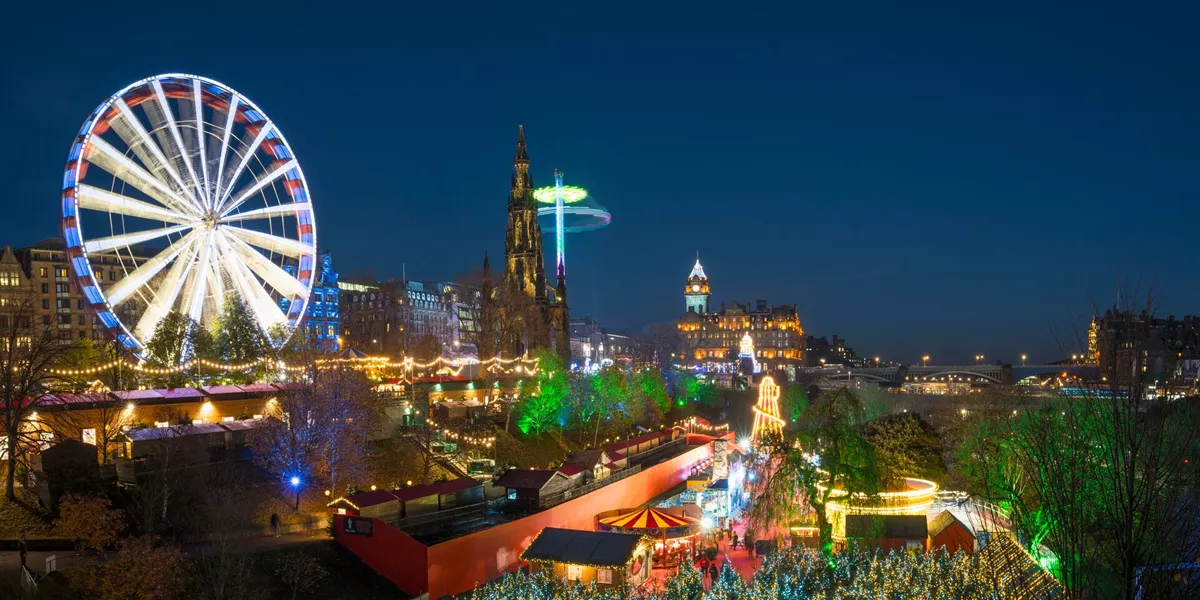 Large Princes Street Gardens At Christmas